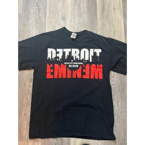 Rare Other - Rare Vintage Y2K Eminem Detroit Concert T Shirt Slim Shady Size L